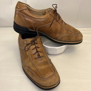 Johnston & Murphy Sheepskin Leather Oxfords